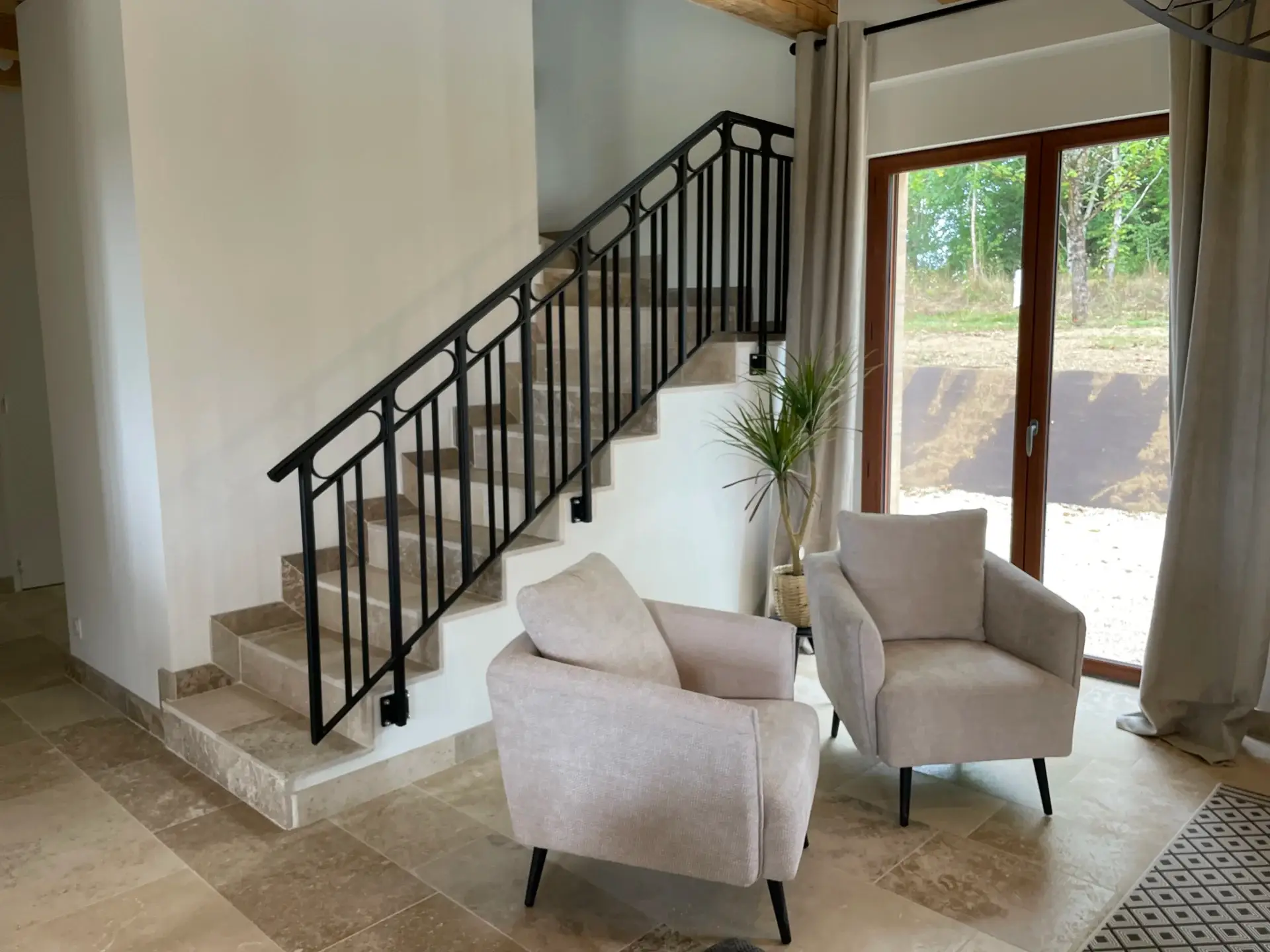 essendieras wallon dordogne traphek balustrade rustiek siersmeedwerk modern klasiek15